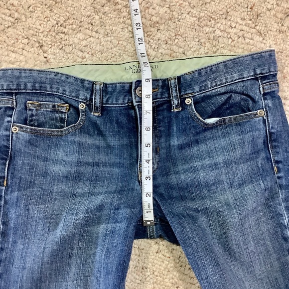 LANDS’ END Canvas Low Rise Boot Cut Jeans SZ-31 - Picture 6 of 11